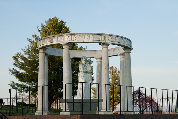 Statuary, Augusta Memorial Park, Waynesboro, Virginia, April 9,